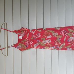 Japna dress size xs pink tropical long special occasion